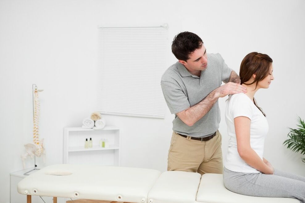 massagem no pescoço para osteocondrose